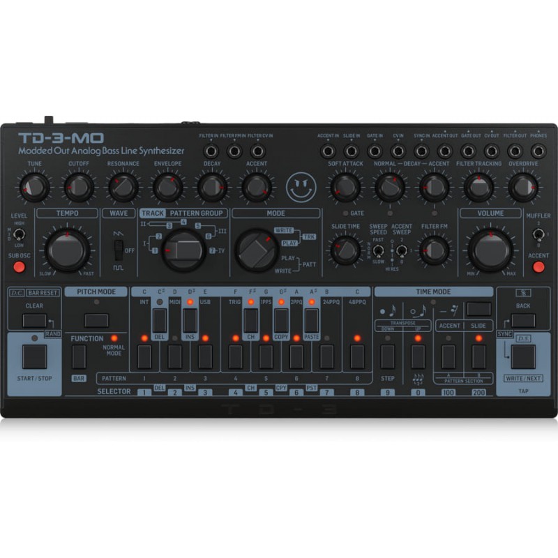 Behringer TD-3-MO-BK - syntezator basowy - 1