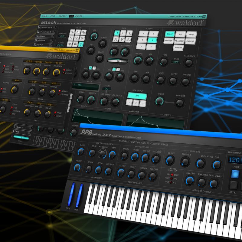 Waldorf Edition 2 - zestaw 3 kultowych wtyczek VST - 1