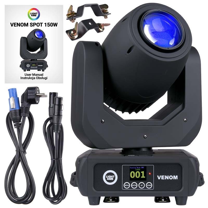 LIGHT4ME VENOM SPOT - głowa ruchoma 150W LED focus - 1