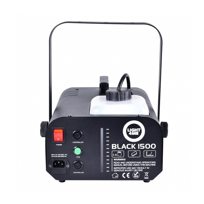 Wytwornica Dymu Light4Me Black 1500 + płyn 5L - 4