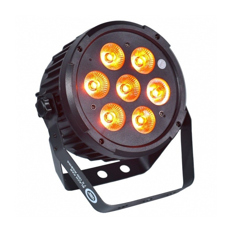 LIGHT4ME BLACK PAR 7x10W RGBWA - Par LED