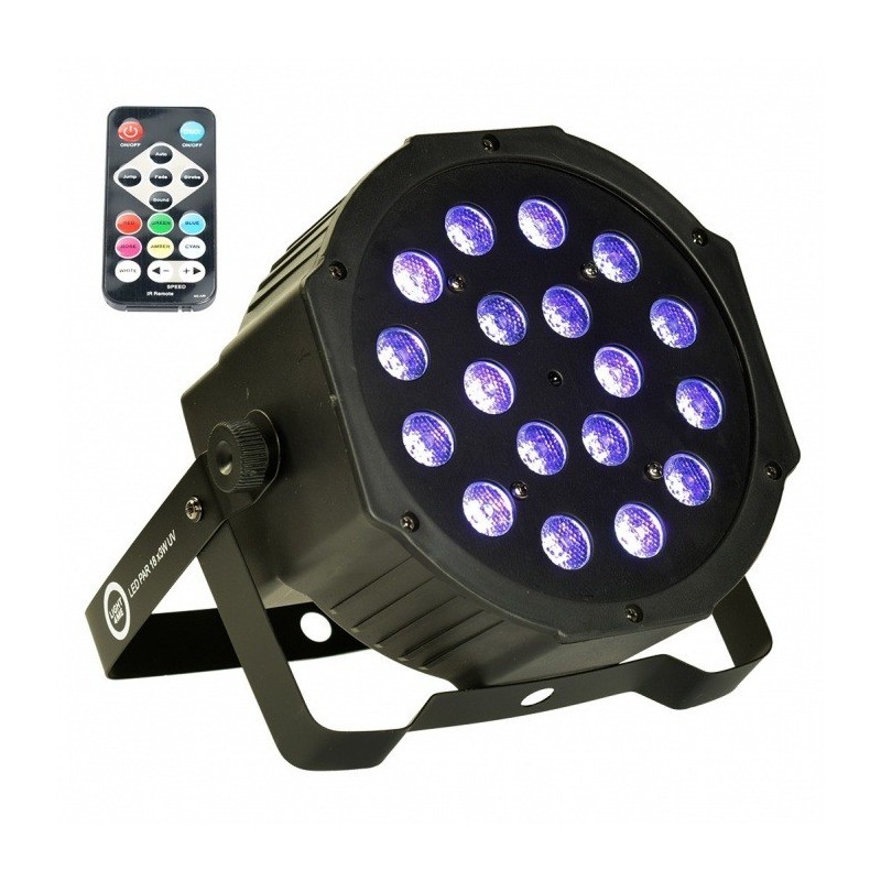 LIGHT4ME LED PAR 18x3W UV - reflektor ultrafioletowy