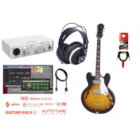 Zestaw do nagrywania gitary + interfejs + słuchawki 019 - 1