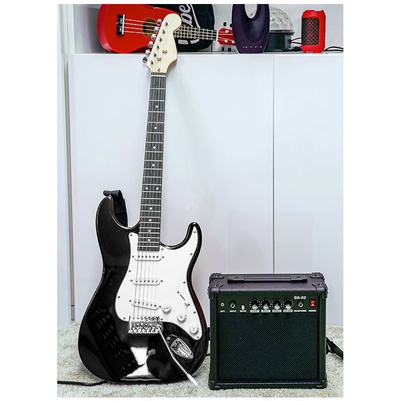 NN EG SET BK zestaw gitarowy gitara elektryczna stratocaster - 11