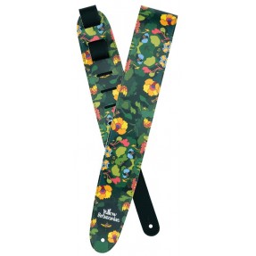 Beatles Yellow Submarine 55th Anniversary Vinyl Guitar Strap, Pepperland Woods - 1