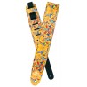 D'Addario Beatles Yellow Submarine 55th Anniversary Vinyl Guitar Strap, Primrose Prairie - pasek gitarowy - 1