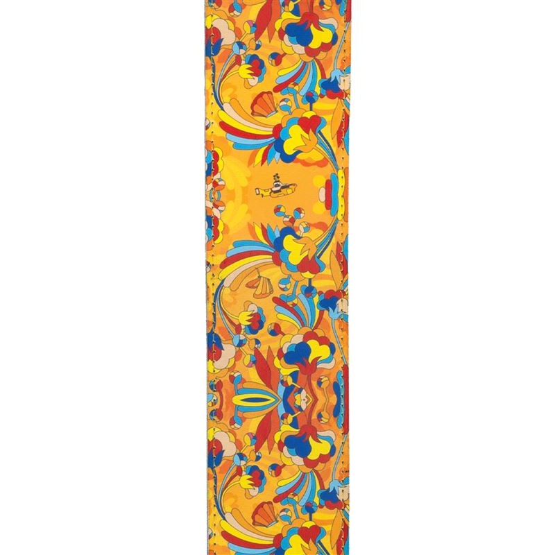 D'Addario Beatles Yellow Submarine 55th Anniversary Vinyl Guitar Strap, Primrose Prairie - pasek gitarowy - 3