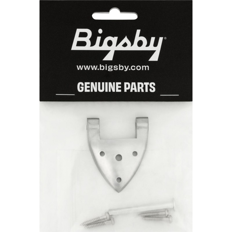 Bigsby Zawias B3/6C z sworzniem zawiasu i śrubami, polerowane aluminium - 2