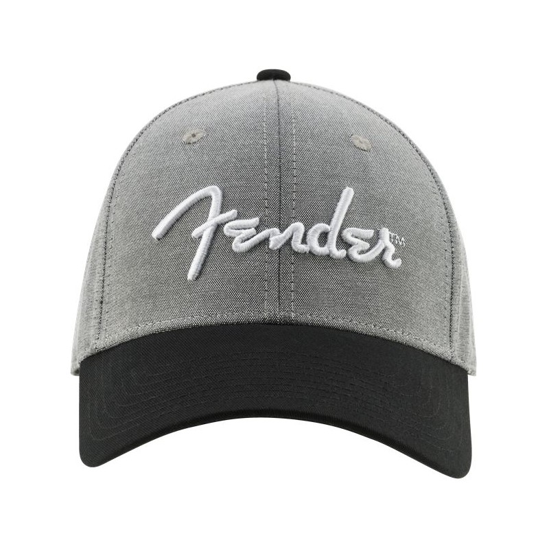 Fender Czapka z daszkiem szaro-czarna - 3