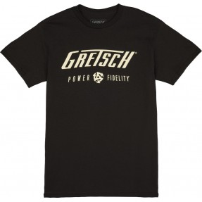 Gretsch T-shirt męski Power & Fidelity czarny L - 1