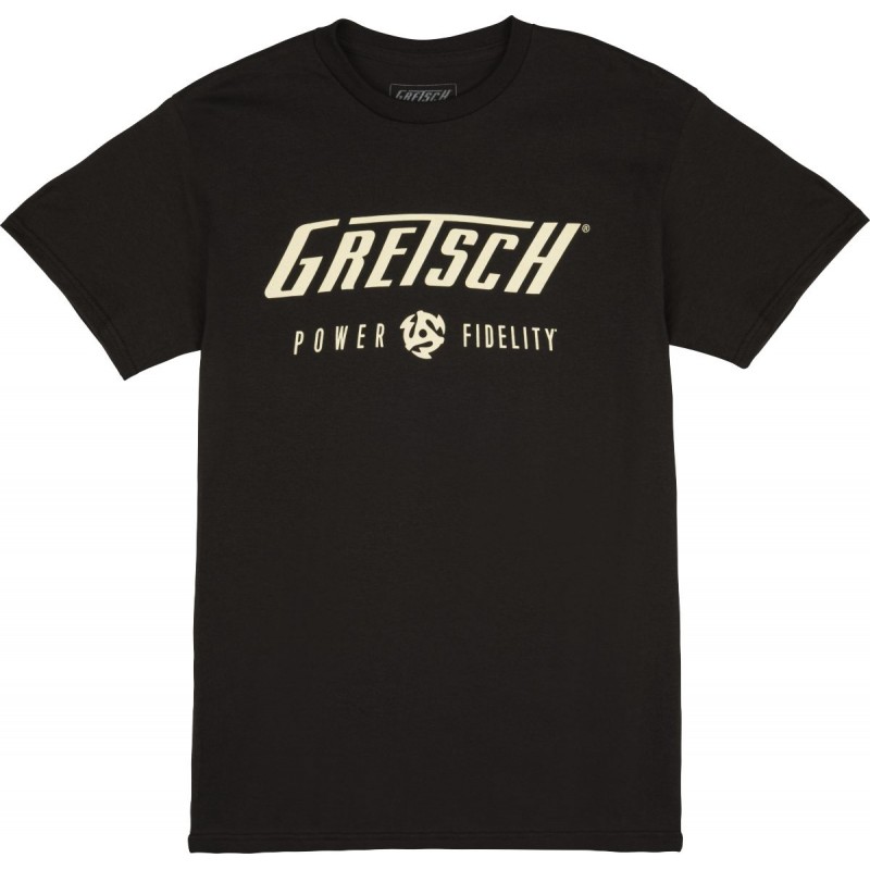 Gretsch T-shirt męski Power & Fidelity czarny L - 1