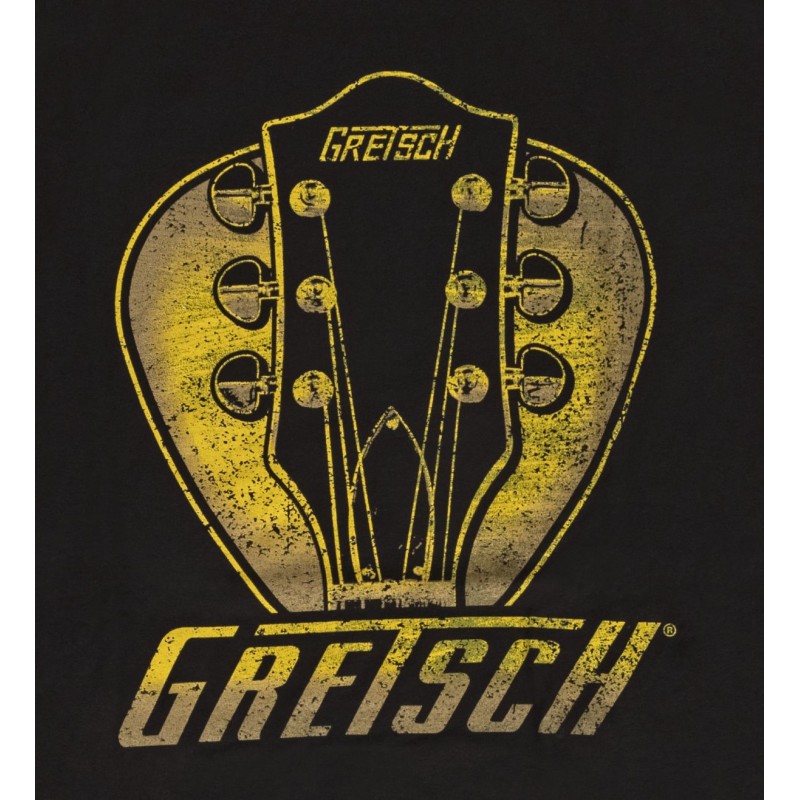 Gretsch T-shirt męski Headstock Pick czarny S - 2