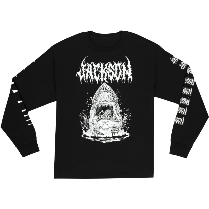 Jackson T-shirt męski Sharkrot czarny L - 1