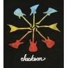 Jackson T-shirt męski Guitar Shapes czarny XXL - 2