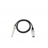 Omnitronic 3022519A - Kabel audio XLR męski - Jack mono 6,3 mm 0,9 m - 2