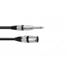 Omnitronic 3022519D - Kabel audio XLR męski - Jack mono 6,3 mm 10 m - 1