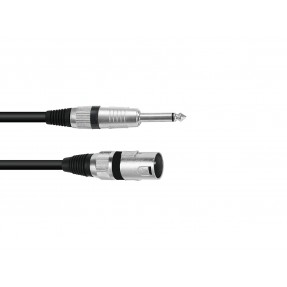 Omnitronic 3022519B - Kabel audio XLR męski - Jack mono 6,3 mm 2 m - 1