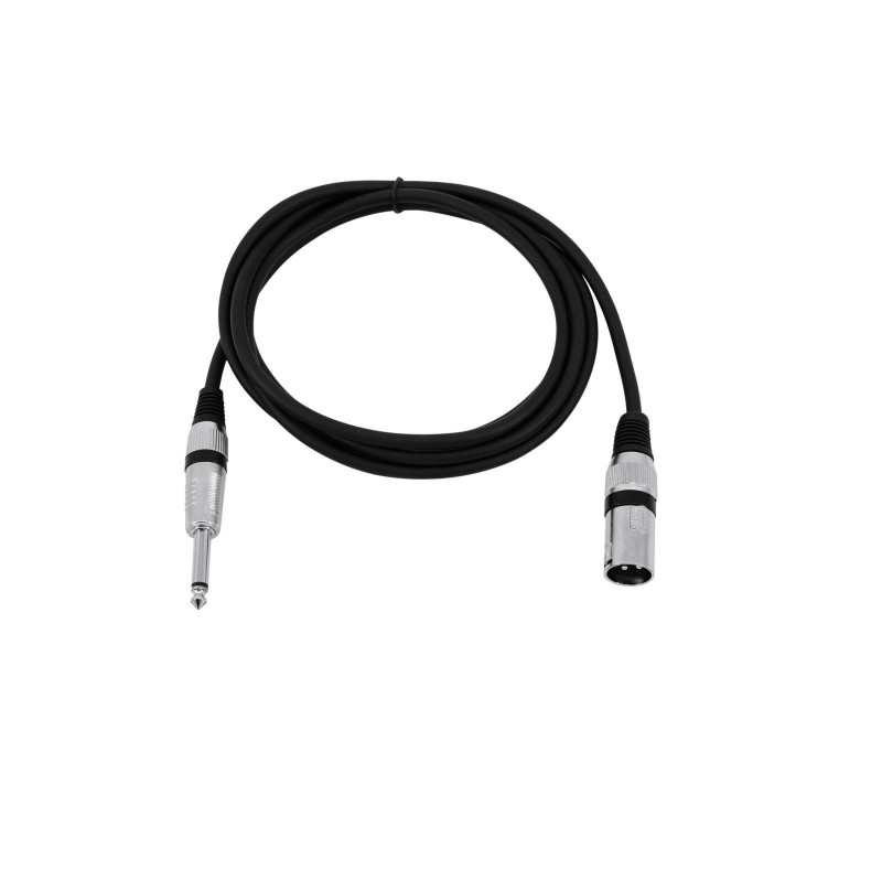 Omnitronic 3022519B - Kabel audio XLR męski - Jack mono 6,3 mm 2 m - 2