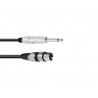 Omnitronic 3022516M - Kabel audio XLR żeński - Jack mono 6,3 mm 2 m - 1