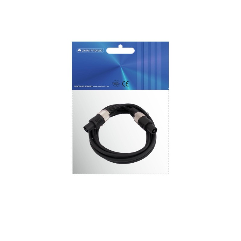 Omnitronic 3022102N - Kabel głośnikowy 2x1,5 mm 1,5 m - 3