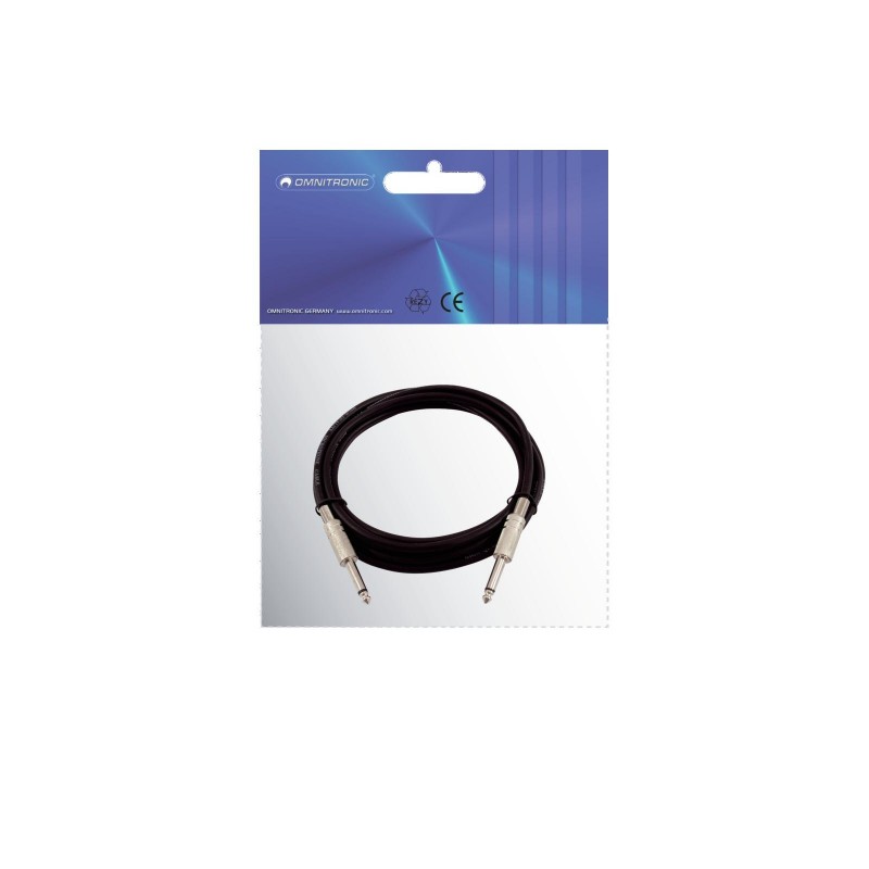 Omnitronic 3021150N - Kabel Jack mono 6,3 mm 6 m - 3