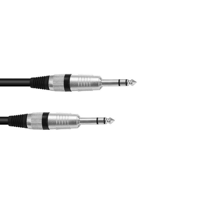Omnitronic 3021165D - Kabel Jack stereo 6,3 mm 1 m - 1