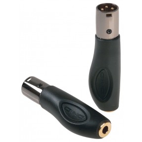 Adapter gniazdo Jack stereo 6,3 mm - 3P XLR męski - 1