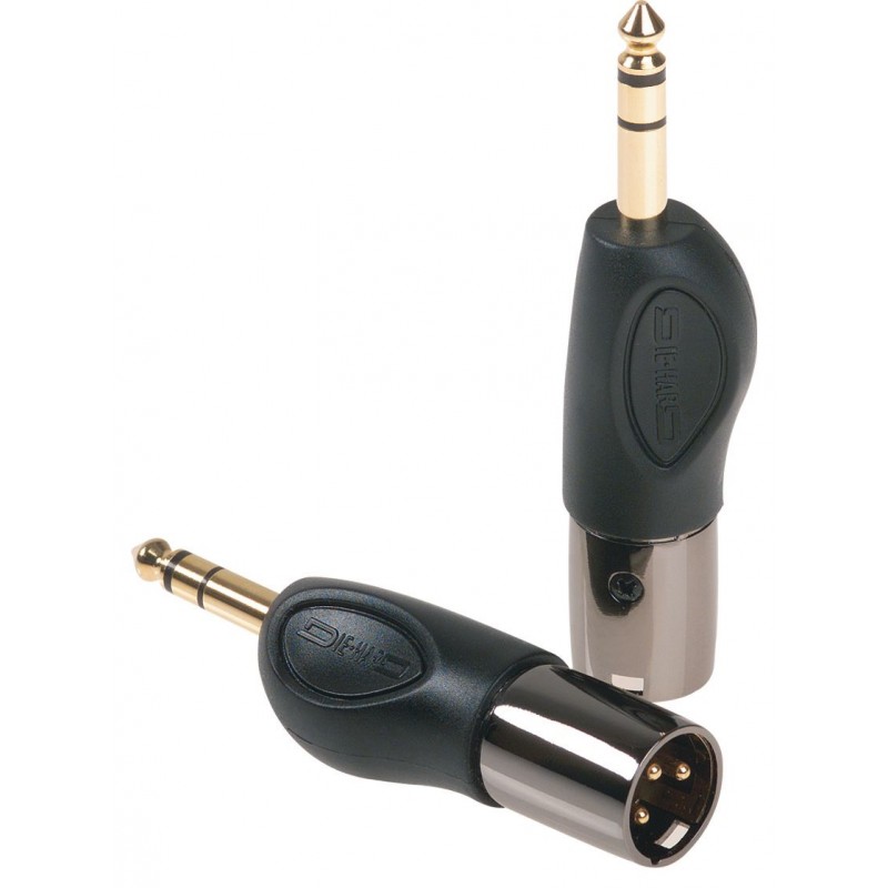 Adapter wtyk Jack 6,3 mm stereo - 3P XLR męski - 1