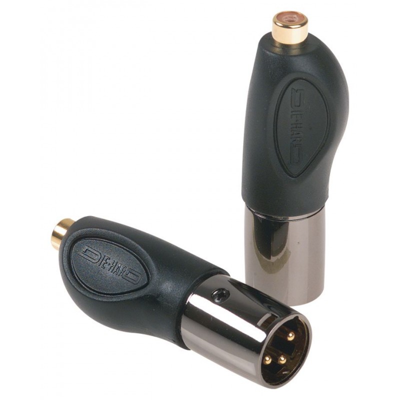 Adapter żeński RCA - 3P XLR męski - 1