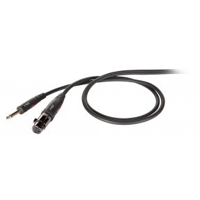 Kabel mikrofonowy mono Jack M - XLR F 5 m - 1