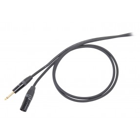 Kabel mikrofonowy mono Jack M - XLR M 5 m - 1