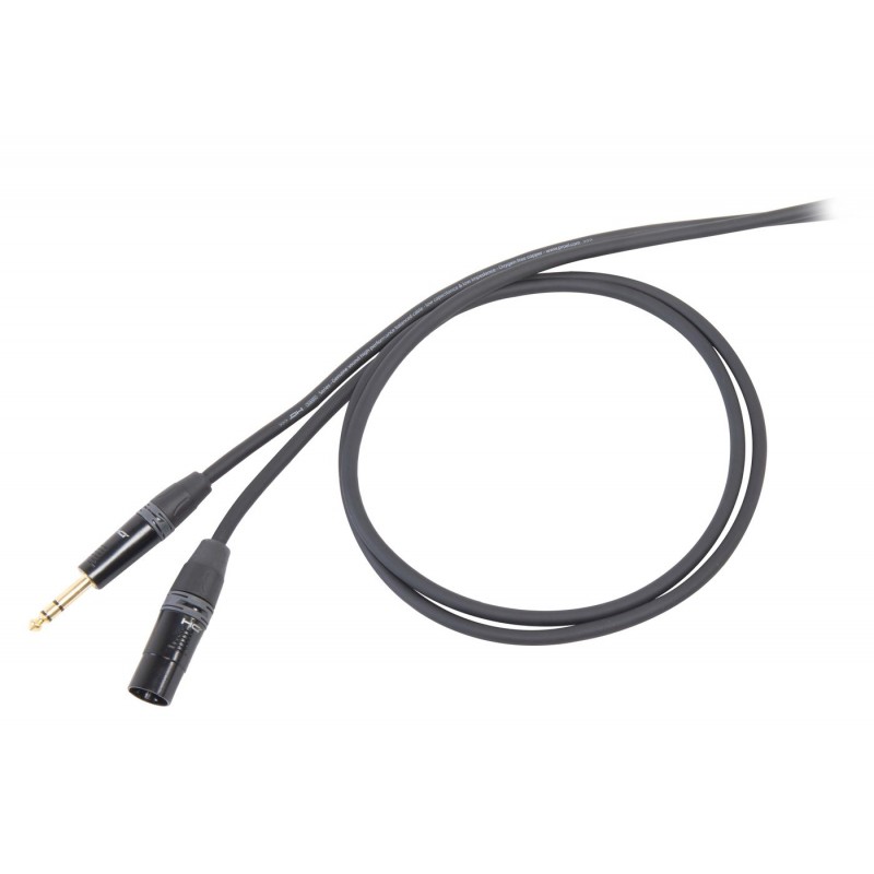 Kabel mikrofonowy stereo Jack M - XLR M 10 m - 1