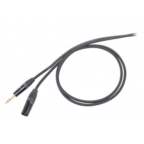 Kabel mikrofonowy stereo Jack M - XLR M 3 m - 1