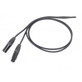 Kabel mikrofonowy XLR F - XLR M 0,5 m - 1