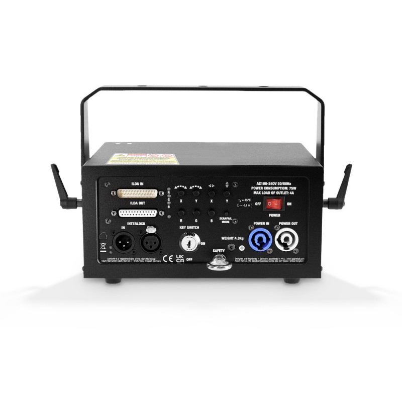 Cameo LEYA 3000 RGB - Diodowy laser pokazowy 3000 mW - 4