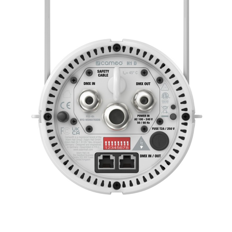Cameo H1 D WH - lampa LED DMX typu houselight, biała - 7