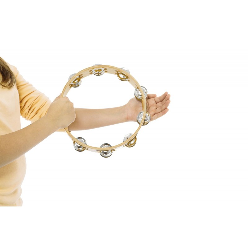 NINO Percussion NINO15 Drewniane tamburyno 10" - 2