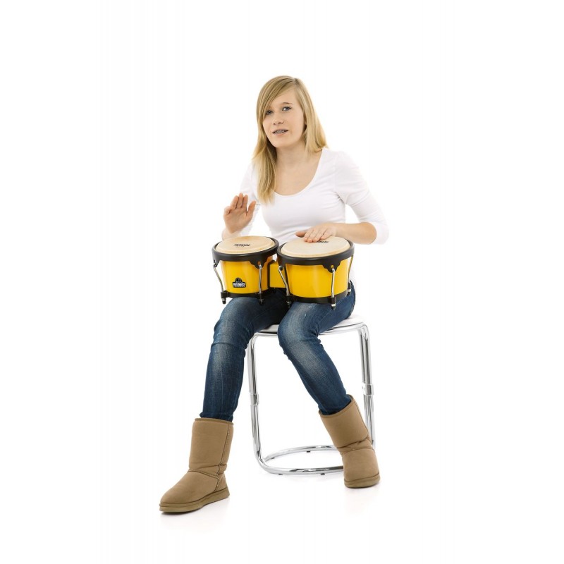 NINO Percussion NINO17Y-BK Bongo plus 6 1/2" i 7 1/2" - 3