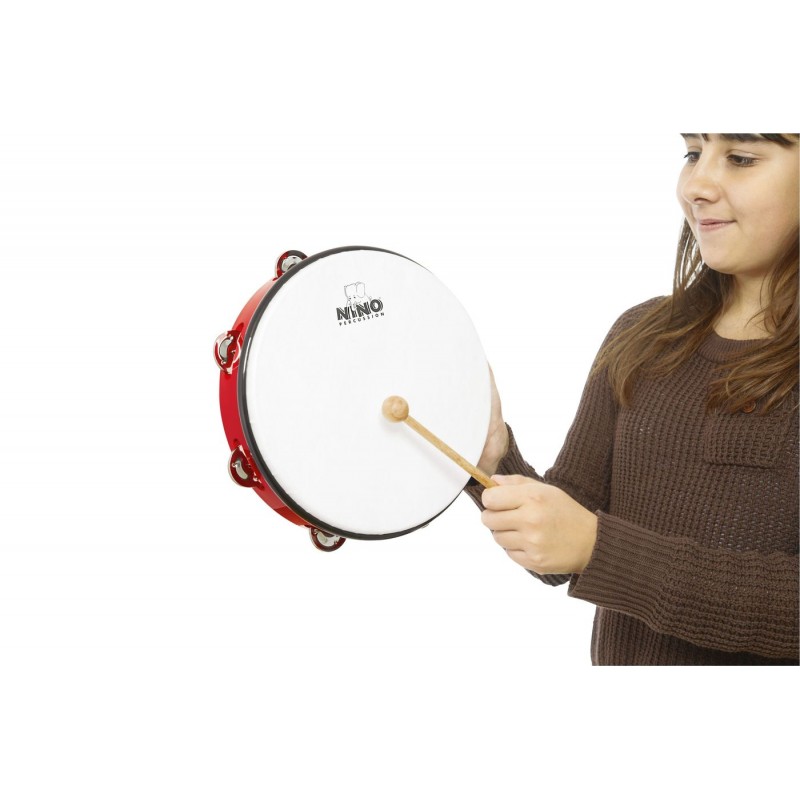 NINO Percussion NINO24R Tamburyno 10" - 2