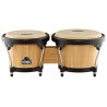 NINO Percussion NINO3NT-BK Drewniane bongosy 6 1/2" i 7 1/2" - 1