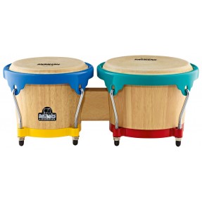 NINO Percussion NINO3NT-HK Drewniane bongosy 6 1/2" i 7 1/2" - 1