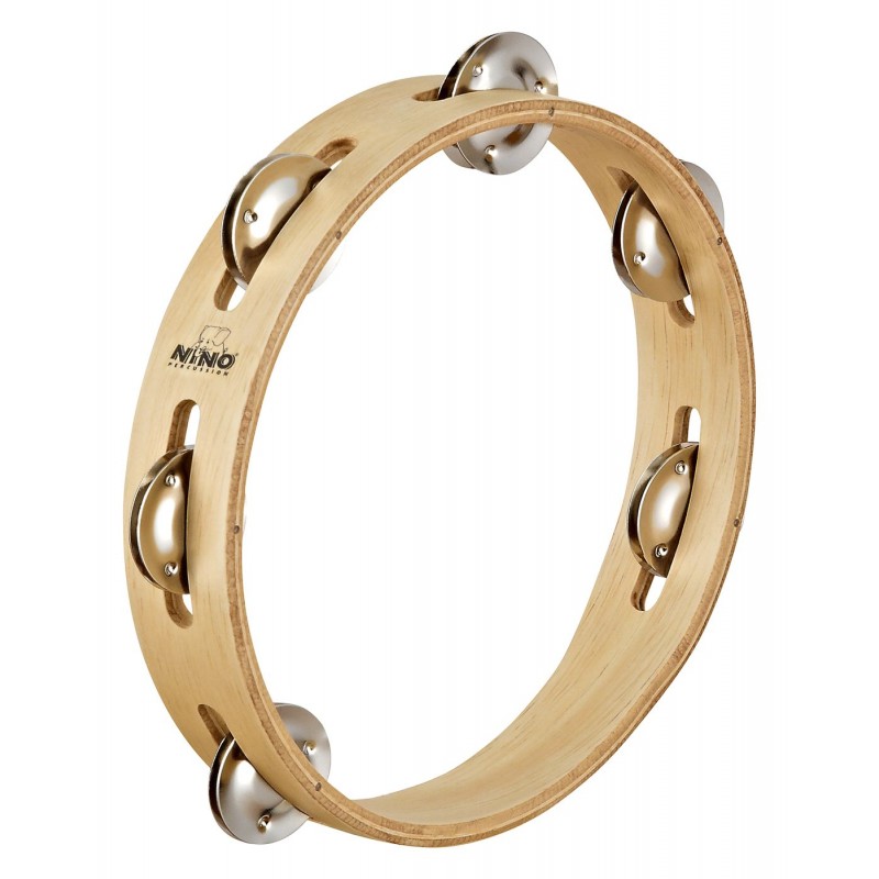 NINO Percussion NINO46 Drewniane tamburyno 8" - 1