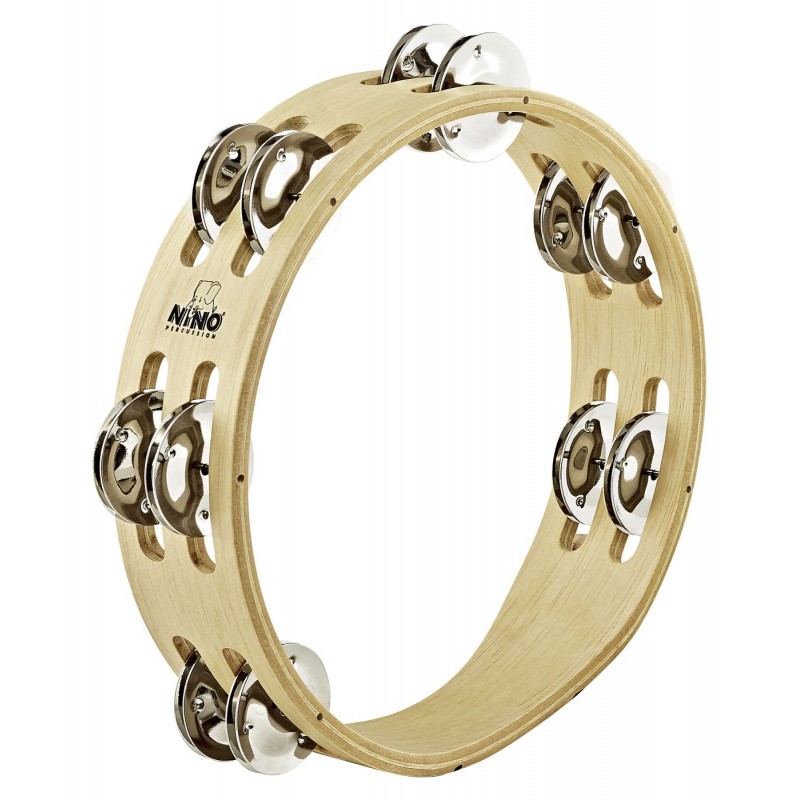 NINO Percussion NINO50 Drewniane tamburyno 8" - 1