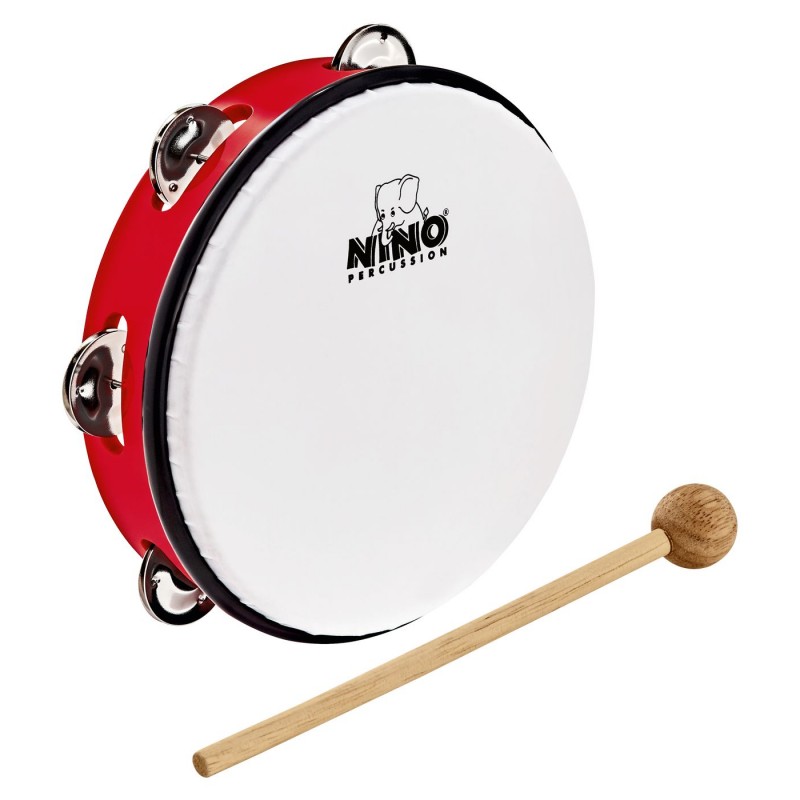NINO Percussion NINO51R Tamburyn z naciągiem 8" - 1