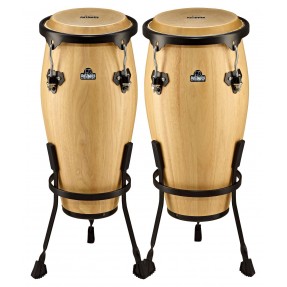 NINO Percussion NINO89NT Zestaw drewnianych cong - 1