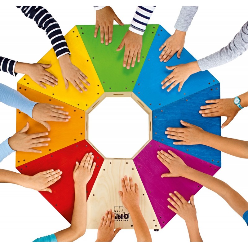 NINO Percussion NINO954 Classroom Cajon zestaw 8 cajonów - 2