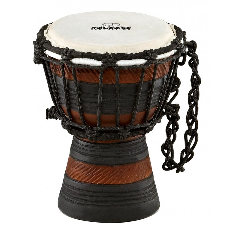 NINO Percussion NINO-ADJ3-XXS Djembe 4 1/2" w afrykańskim stylu - 1