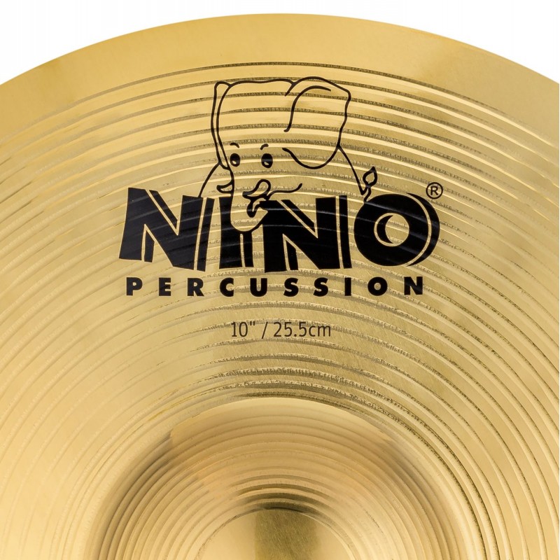 NINO Percussion NINO-BR25 Talerze perkusyjne marszowe 10" - 4