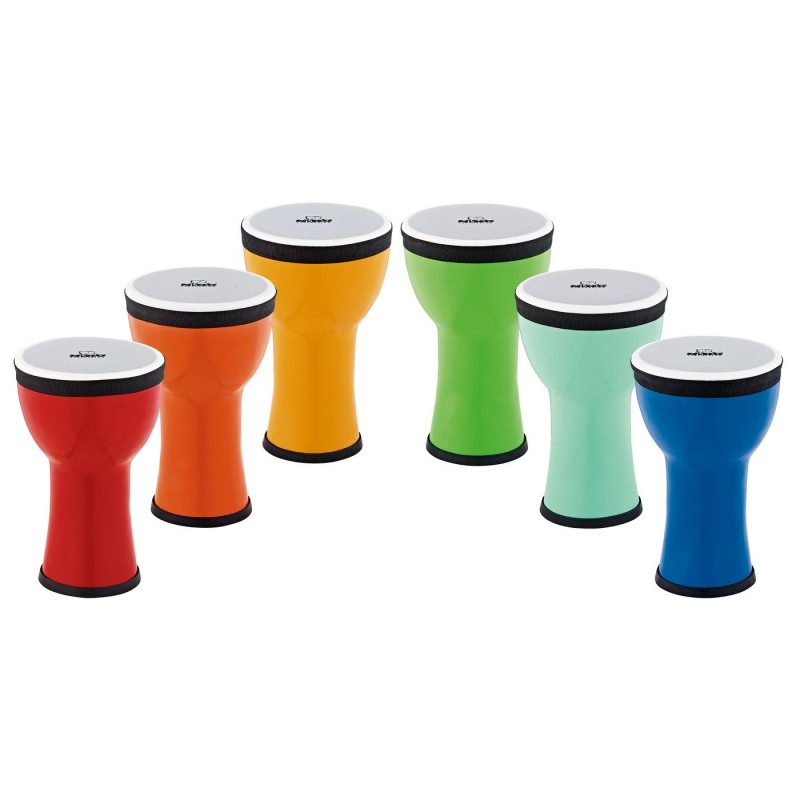 NINO Percussion NINOSETEMDJ Djembe - zestaw 6 szt. - 1