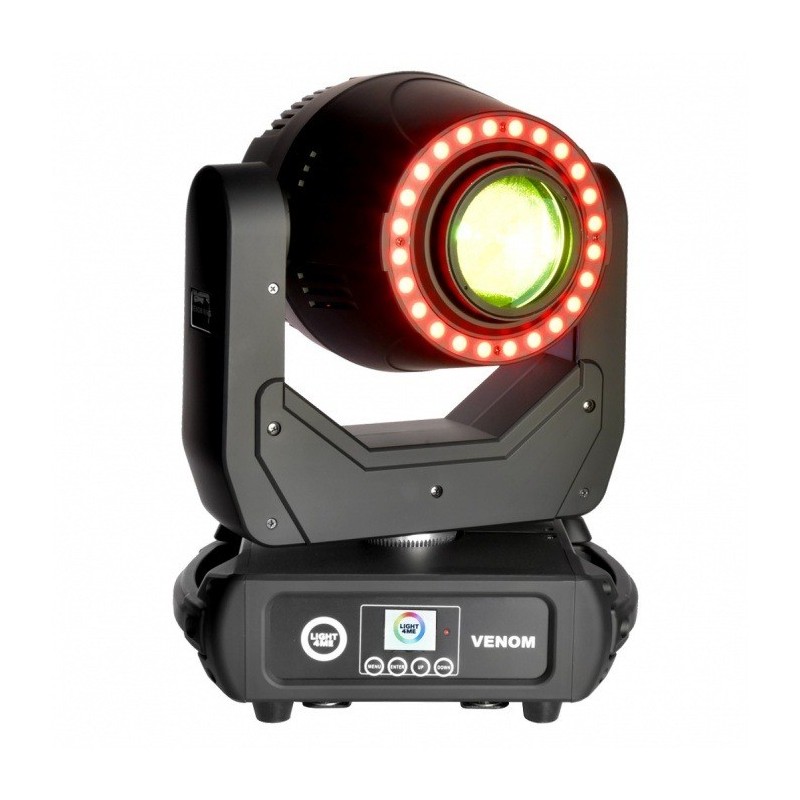 LIGHT4ME VENOM SPOT RING - głowa ruchoma 200W